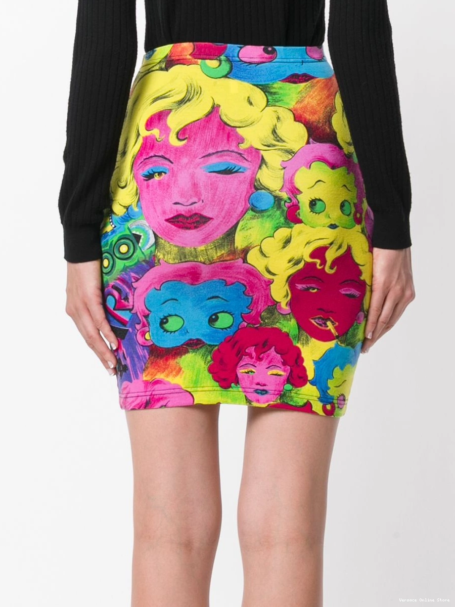 Affordable Betty 1990s Versace Women print skirt Boop 0416